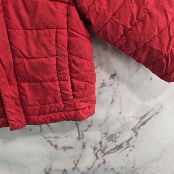 Columbia Jacket Boys 2T Red Coat Youth Powder Light Puffer Hooded Synthetic - Picture 4 of 14